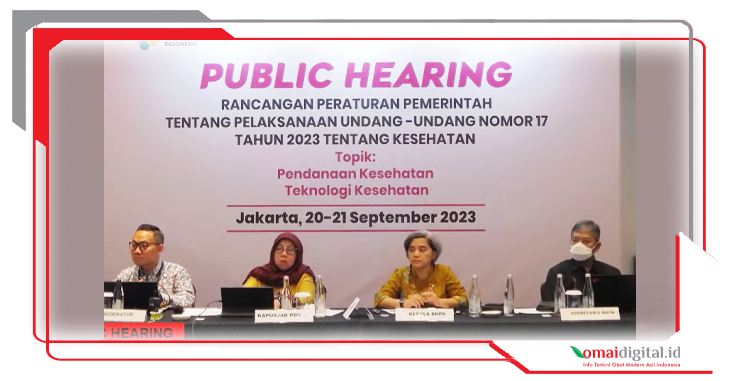 Kemenkes Melalui BKPK Gelar Public Hearing UU Kesehatan, Ini Dia Pembahasannya